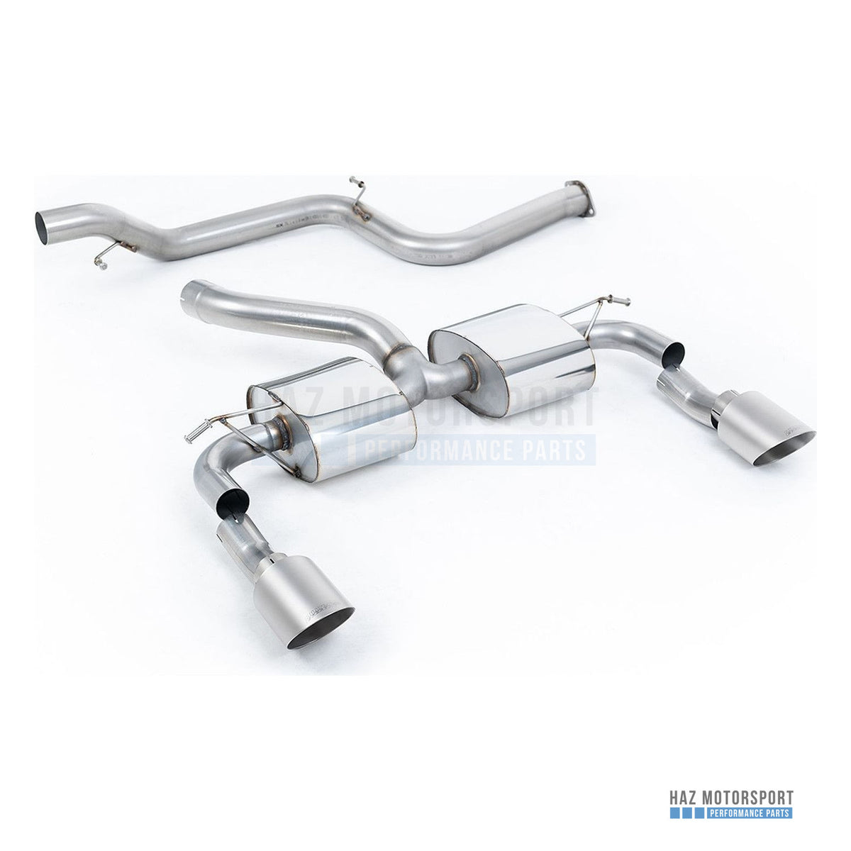 Milltek Sport Non-Resonated (Louder) Cat Back Exhaust – Ford Focus Mk2 RS (2009–2010) – photo 15