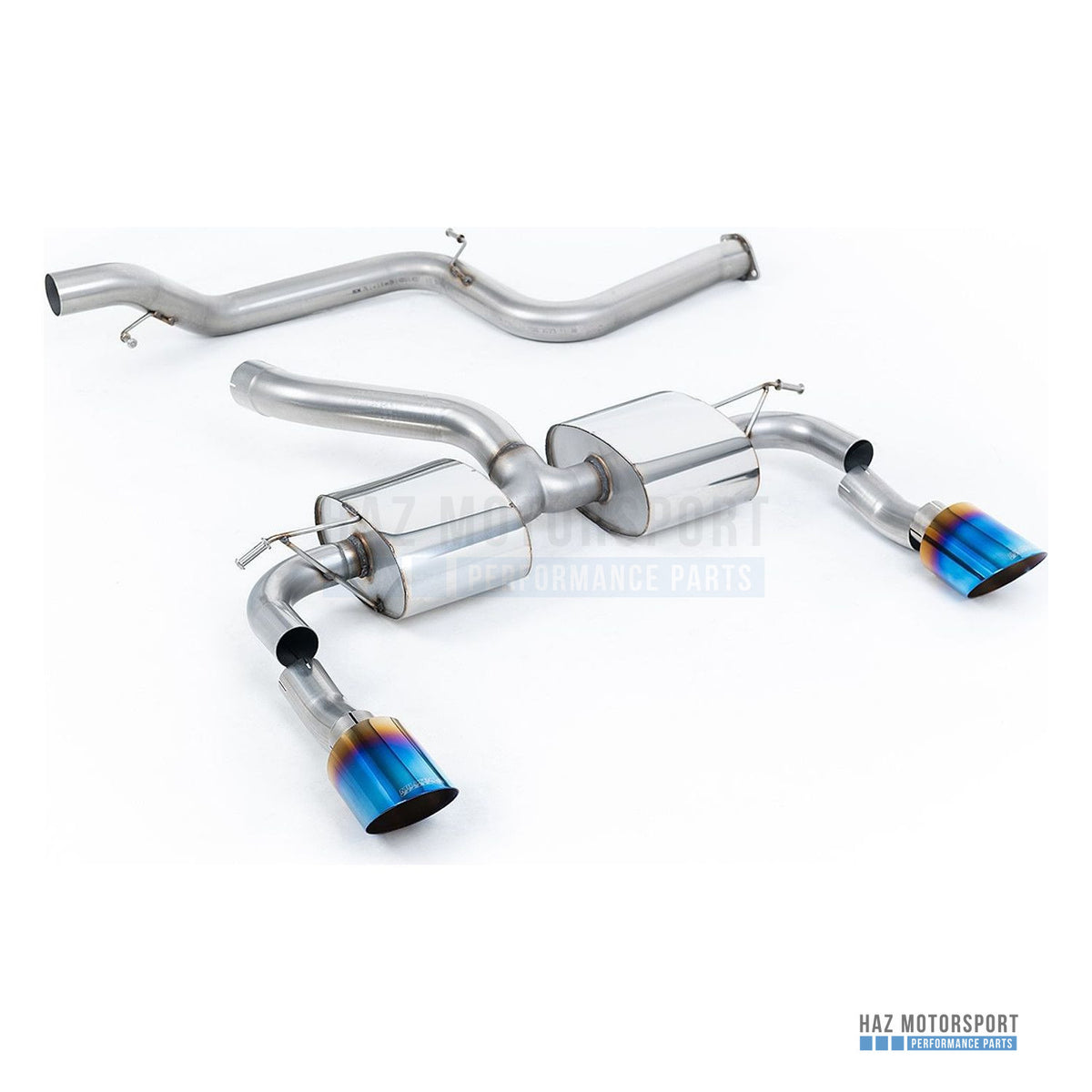 Milltek Sport Non-Resonated (Louder) Cat Back Exhaust – Ford Focus Mk2 RS (2009–2010) – photo 17