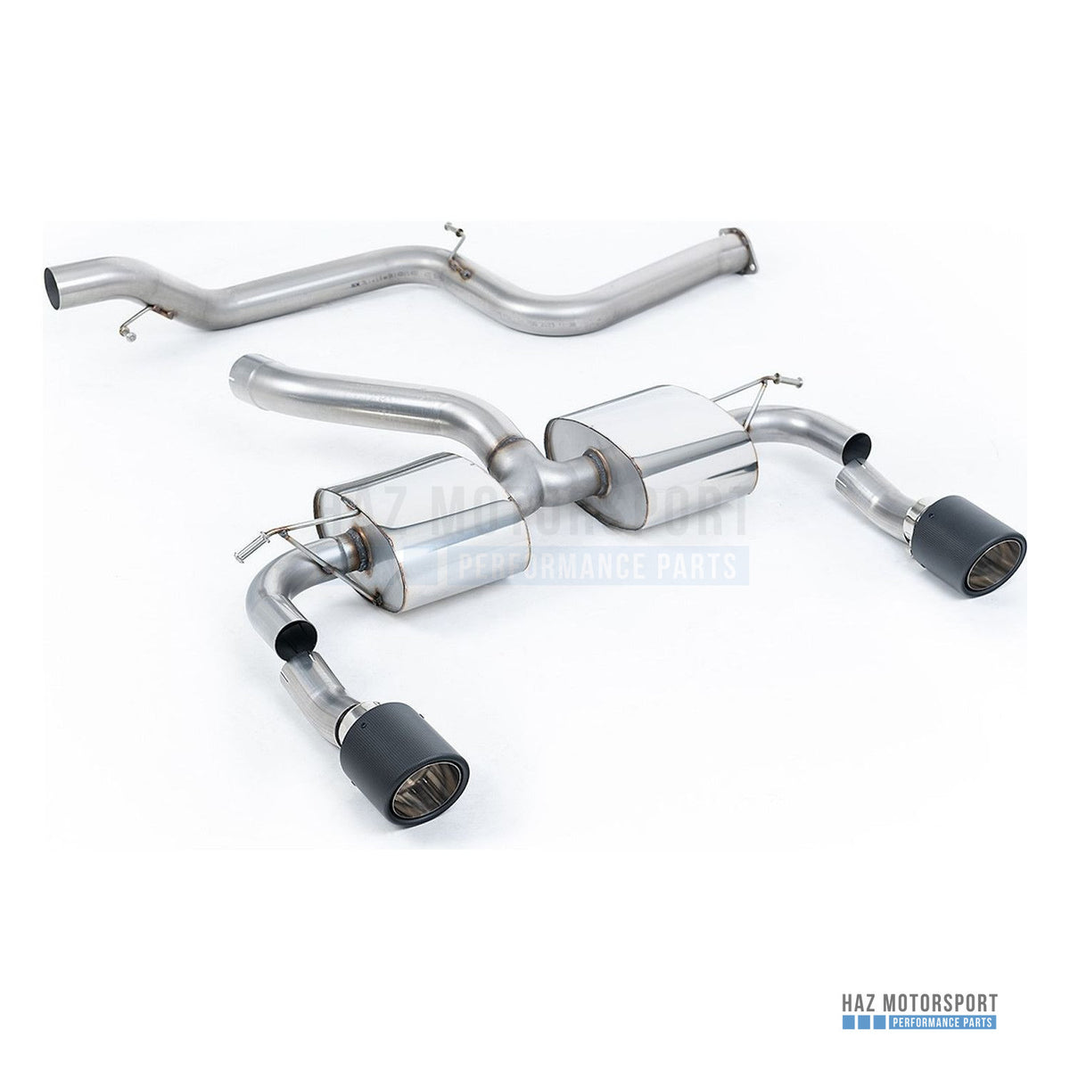 Milltek Sport Non-Resonated (Louder) Cat Back Exhaust – Ford Focus Mk2 RS (2009–2010) – photo 19