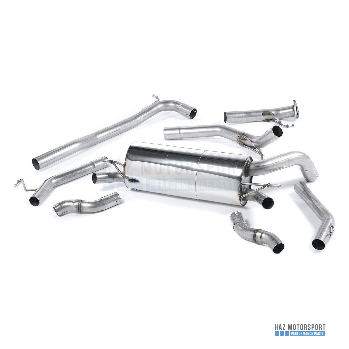 Milltek Sport Non-Resonated (Louder) Cat Back Exhaust – Honda Civic FN2 Type R (2007–2012) – photo 1