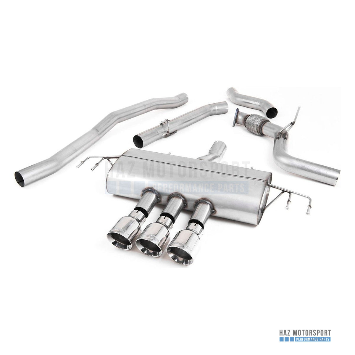 Milltek Sport Non-Resonated (Louder) Cat Back Exhaust – Honda Civic FK7 (2015 on) – photo 1