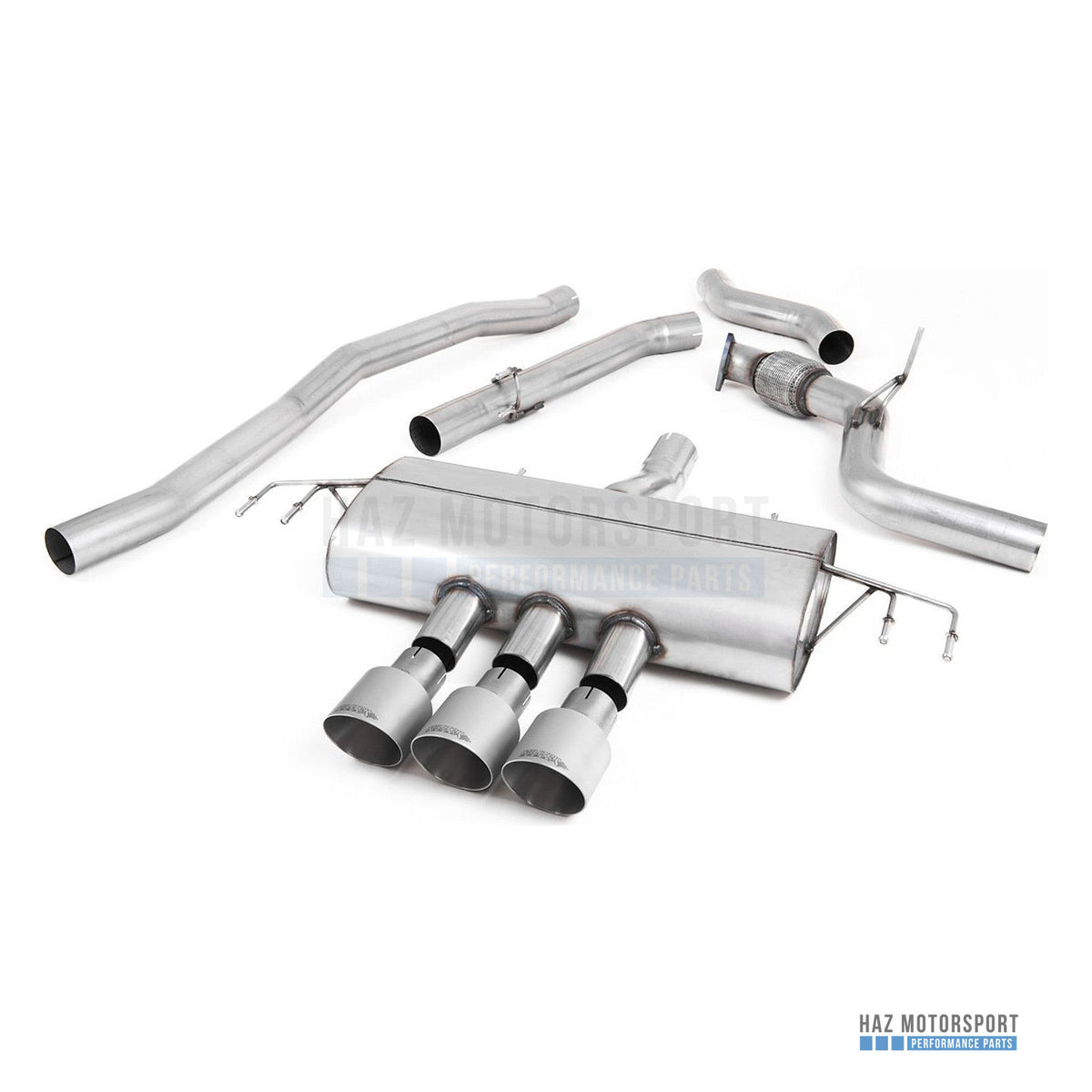 Milltek Sport Non-Resonated (Louder) Cat Back Exhaust – Honda Civic FK7 (2015 on) – photo 3