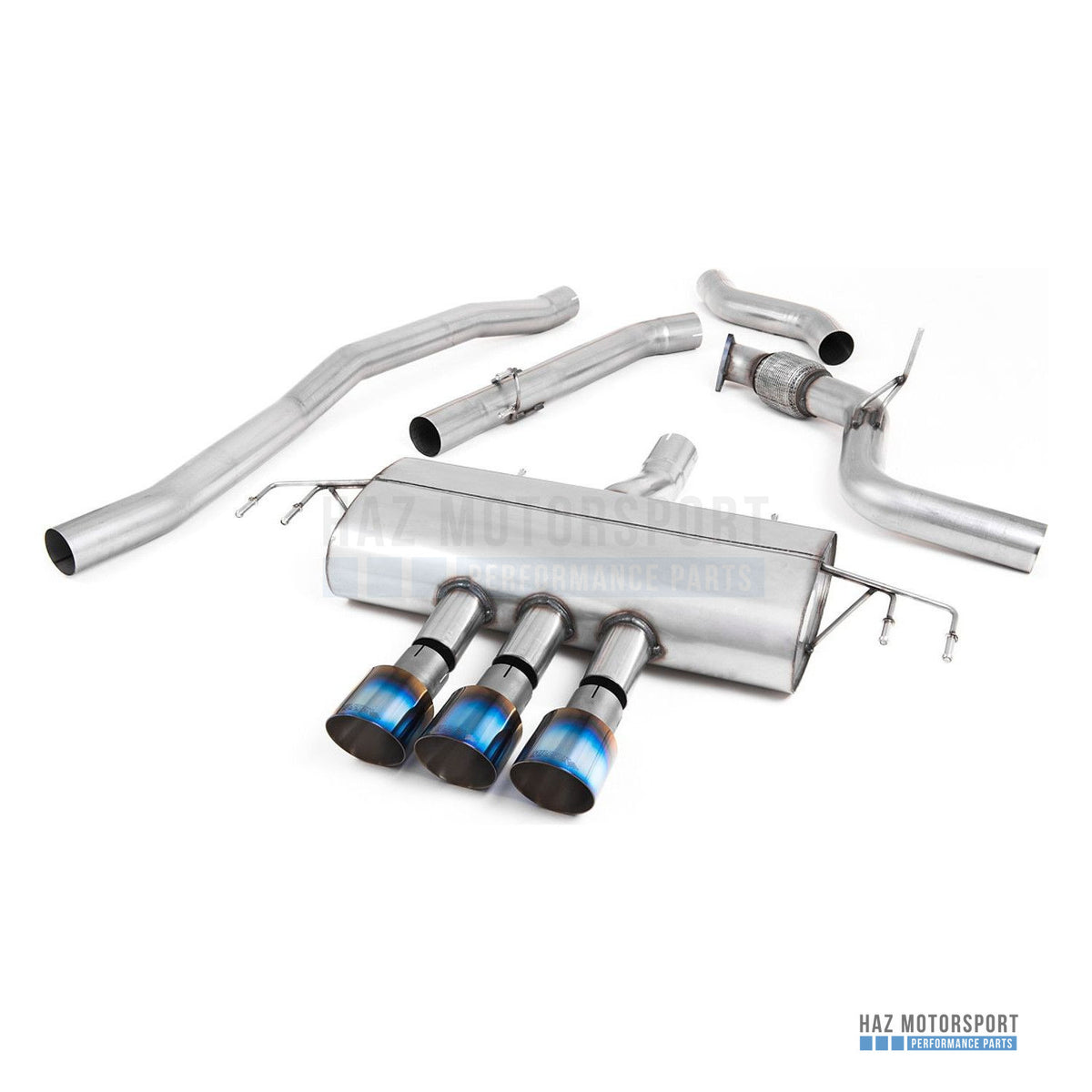Milltek Sport Non-Resonated (Louder) Cat Back Exhaust – Honda Civic FK7 (2015 on) – photo 4
