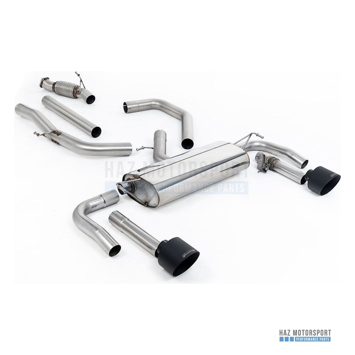 Milltek Sport Non-Resonated (Louder) Cat Back Exhaust – Hyundai/Kia Elantra N (2021 on) – photo 3