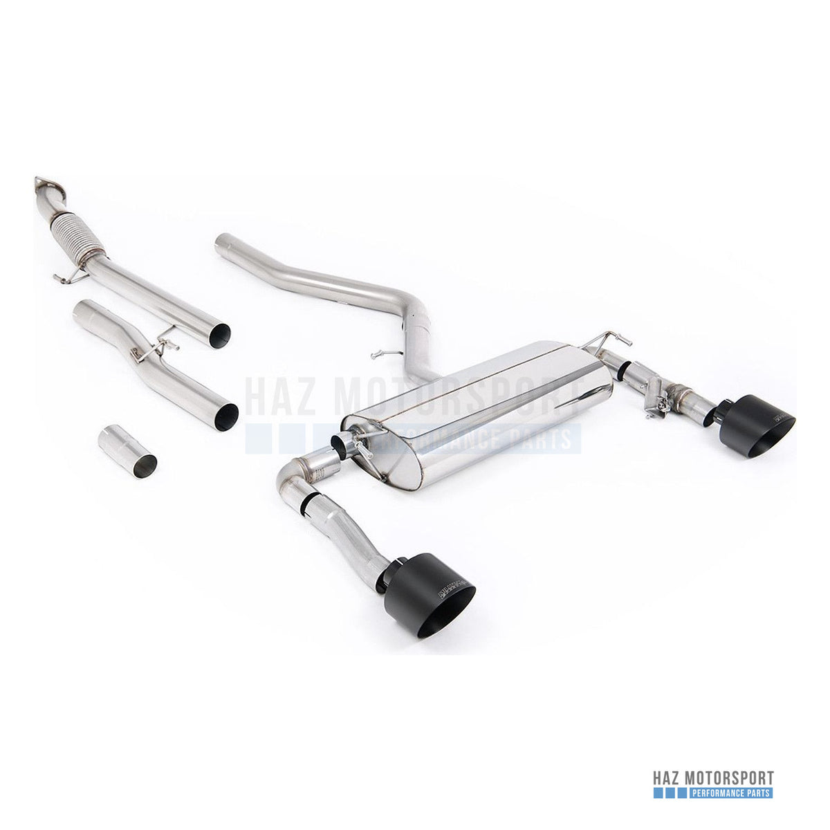 Milltek Sport Non-Resonated (Louder) Cat Back Exhaust – Hyundai/Kia Kona N (2022 on) – photo 3