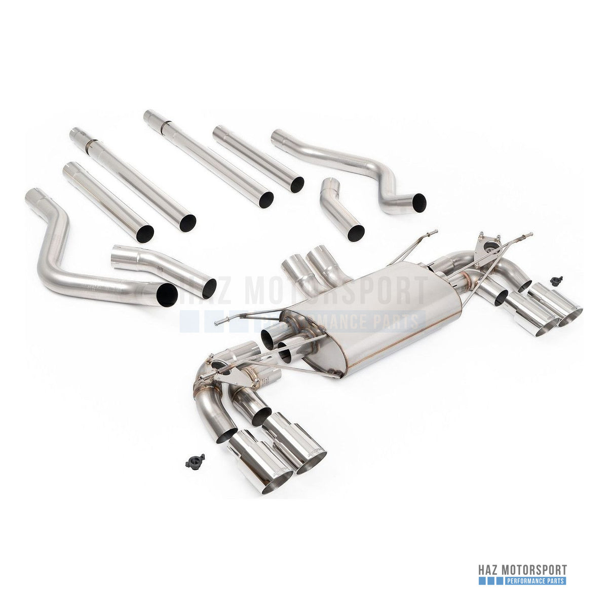 Milltek Sport Non-Resonated (Louder) Cat Back Exhaust – Land Rover Defender 130 5.0 V8 (2023 on) – photo 1