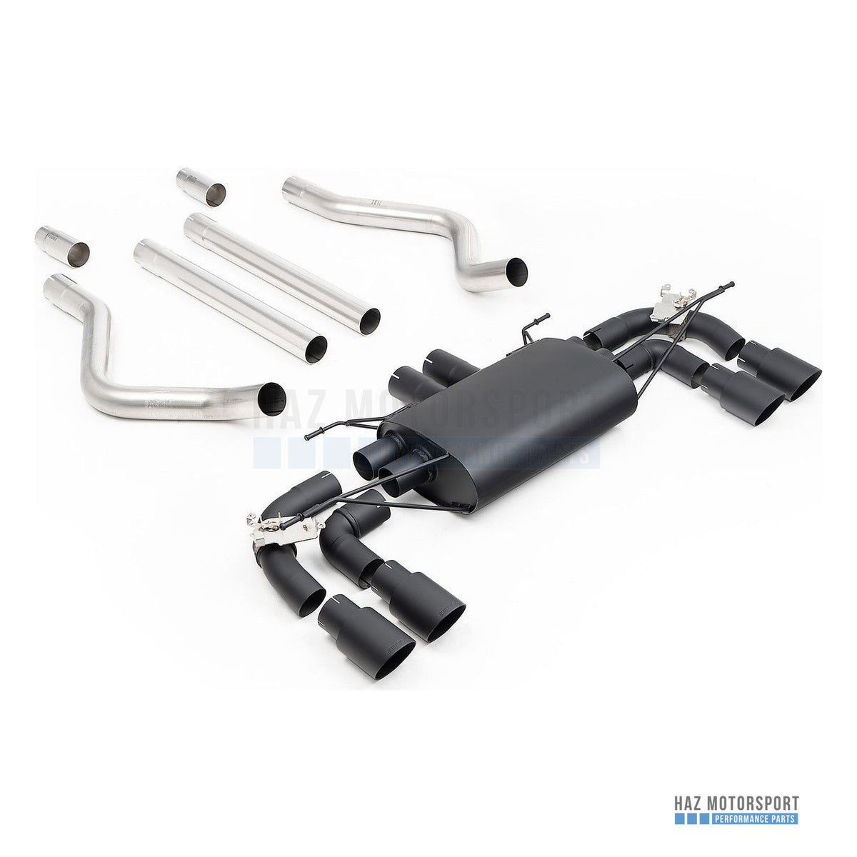 Milltek Sport Non-Resonated (Louder) Cat Back Exhaust – Land Rover Defender 90 5.0 V8 (2021 on) – photo 1