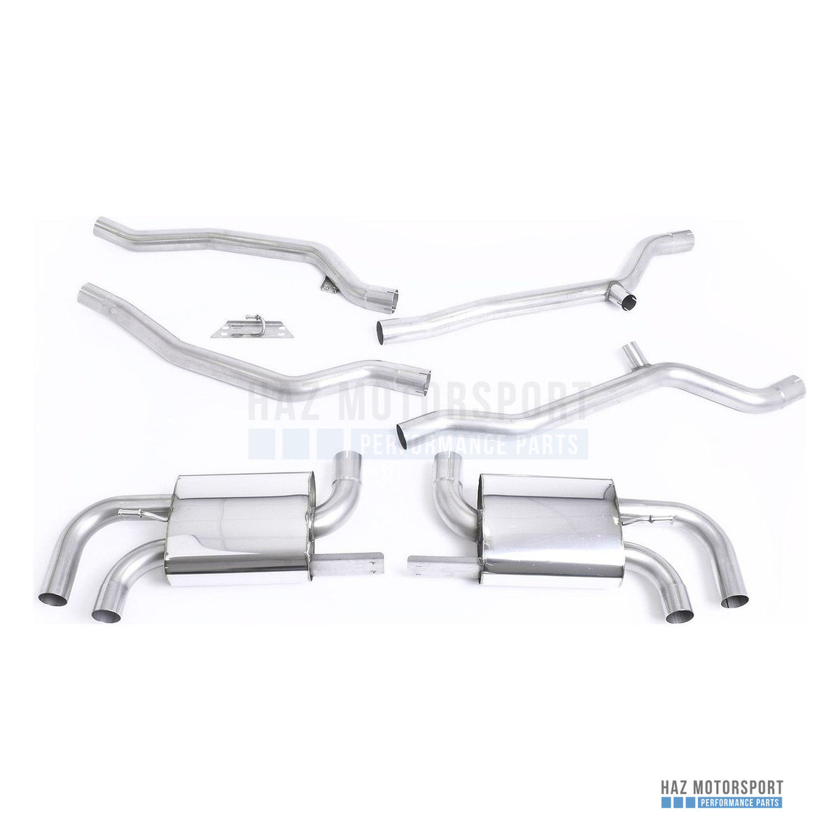 Milltek Sport Non-Resonated (Louder) Cat Back Exhaust – Porsche Cayenne 958 Turbo V8 (Pre-Facelift) (2010–2014) – photo 2