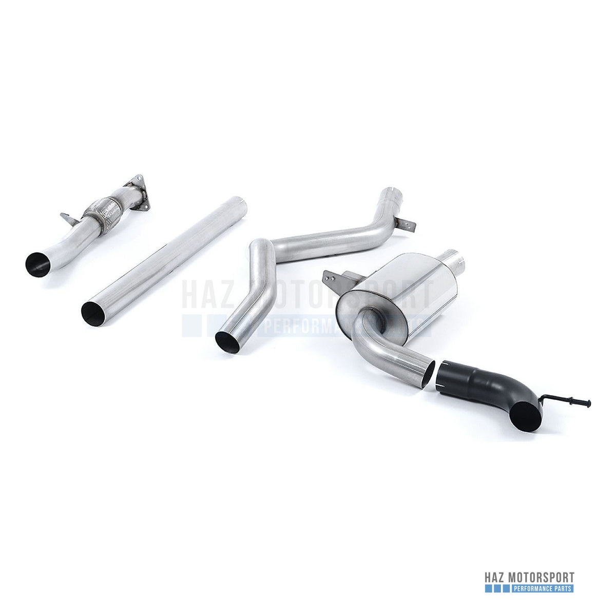 Milltek Sport Non-Resonated (Louder) Cat Back Exhaust – Renault Megane Renaultsport II (Cup, Trophy/Trophy R) (2010–2017) – photo 1