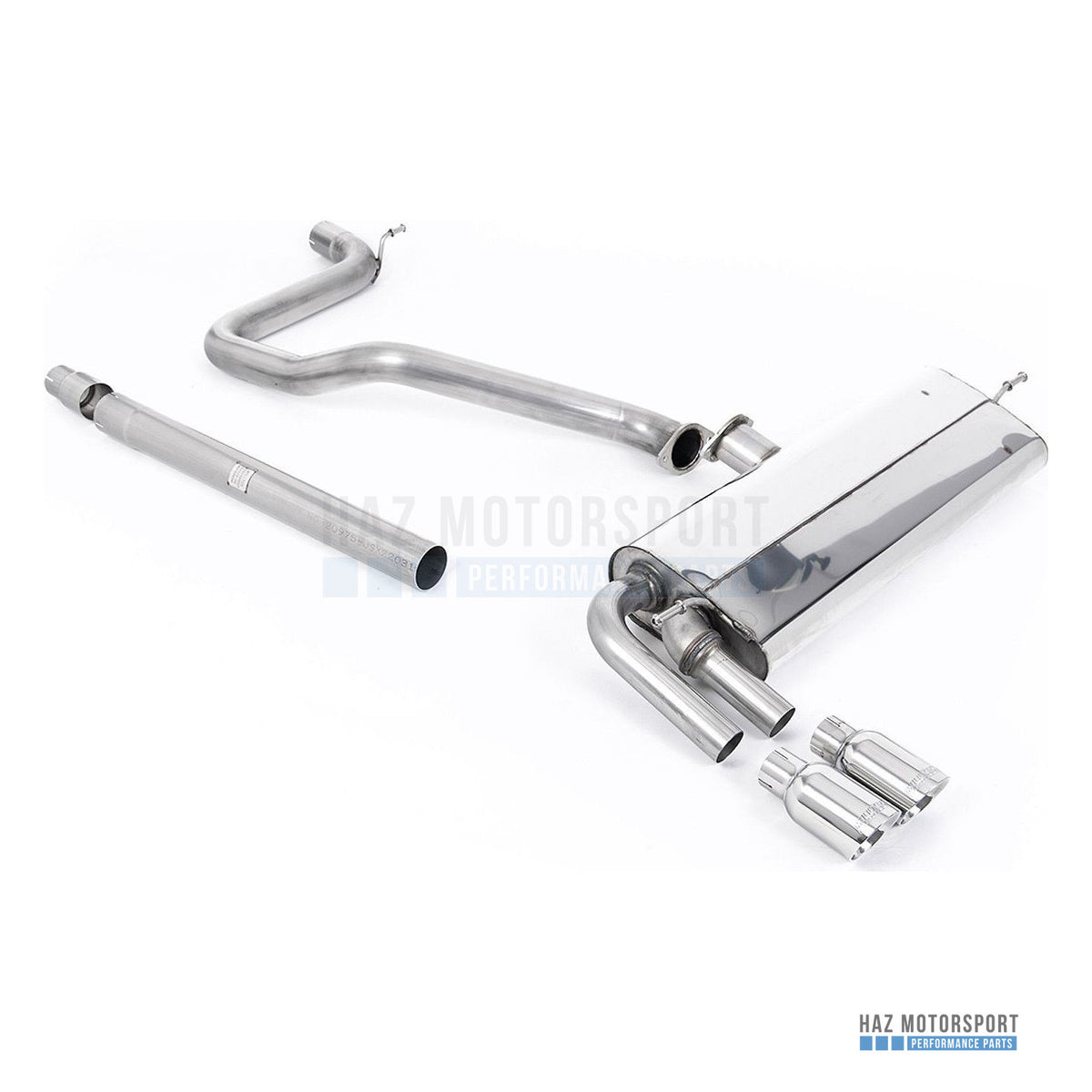Milltek Sport Non-Resonated (Louder) Cat Back Exhaust – Seat Leon FR 1.4 TSI (2013–2018) – photo 1