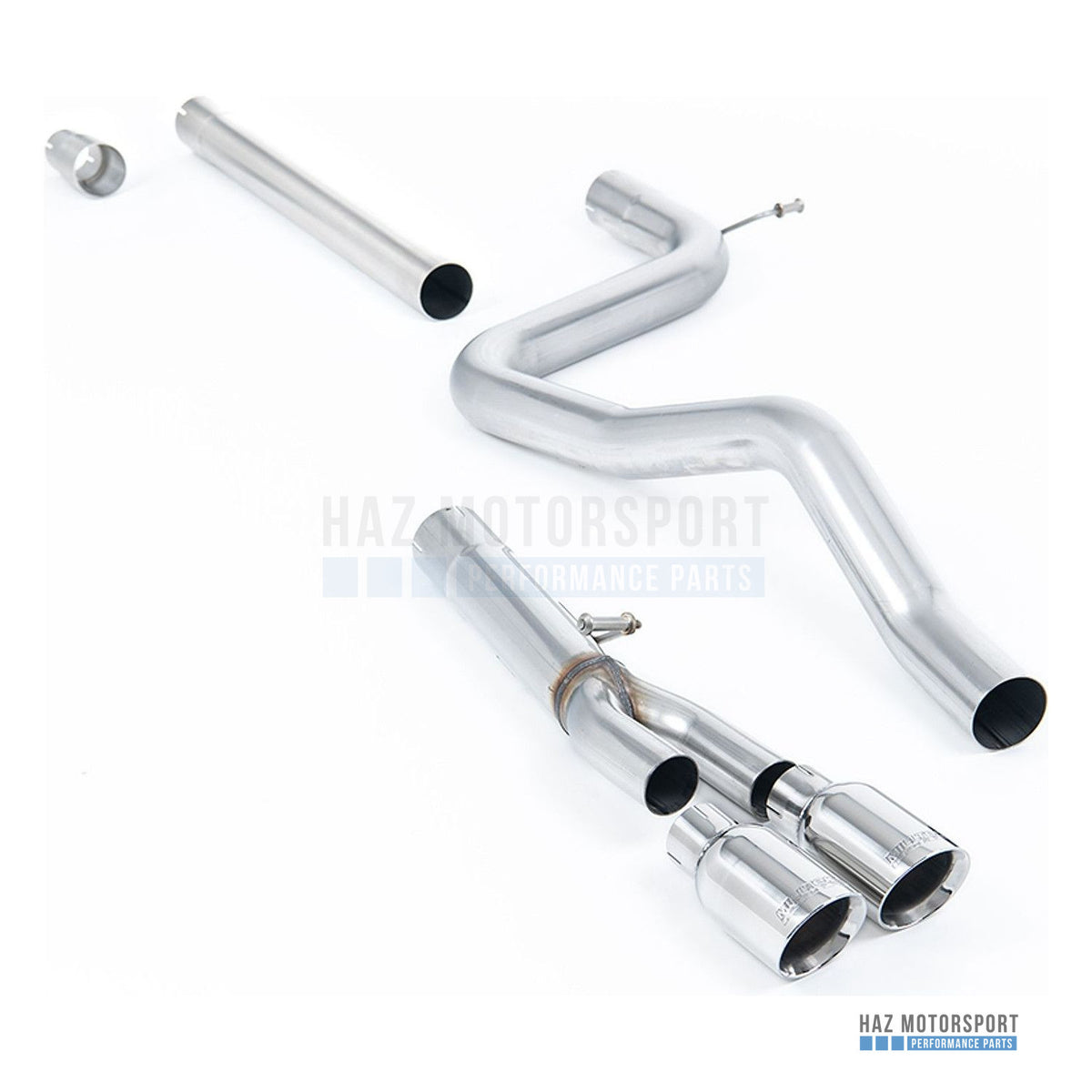 Milltek Sport Non-Resonated (Louder) Cat Back Exhaust – Seat Leon FR 2.0 TDI 150 (2013–2020) – photo 1