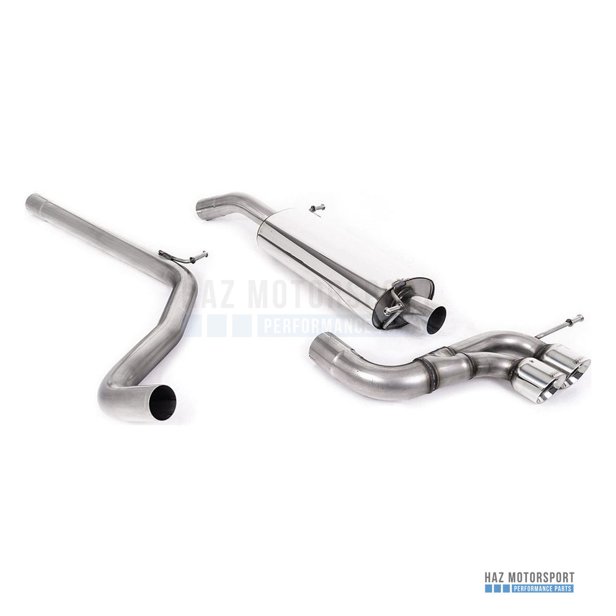Milltek Sport Non-Resonated (Louder) Cat Back Exhaust – Seat Ibiza Cupra/Bocanegra 1.4 TSI (2009–2015) – photo 1