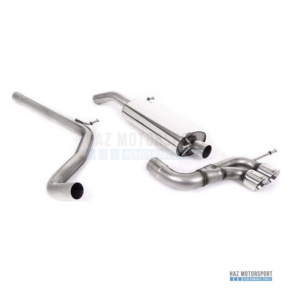 Milltek Sport Non-Resonated (Louder) Cat Back Exhaust – Seat Ibiza Cupra/Bocanegra 1.4 TSI (2009–2015) – photo 1