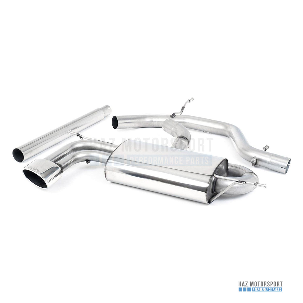 Milltek Sport Non-Resonated (Louder) Cat Back Exhaust – Seat Leon 2.0 TDI (2004–2012) – photo 1