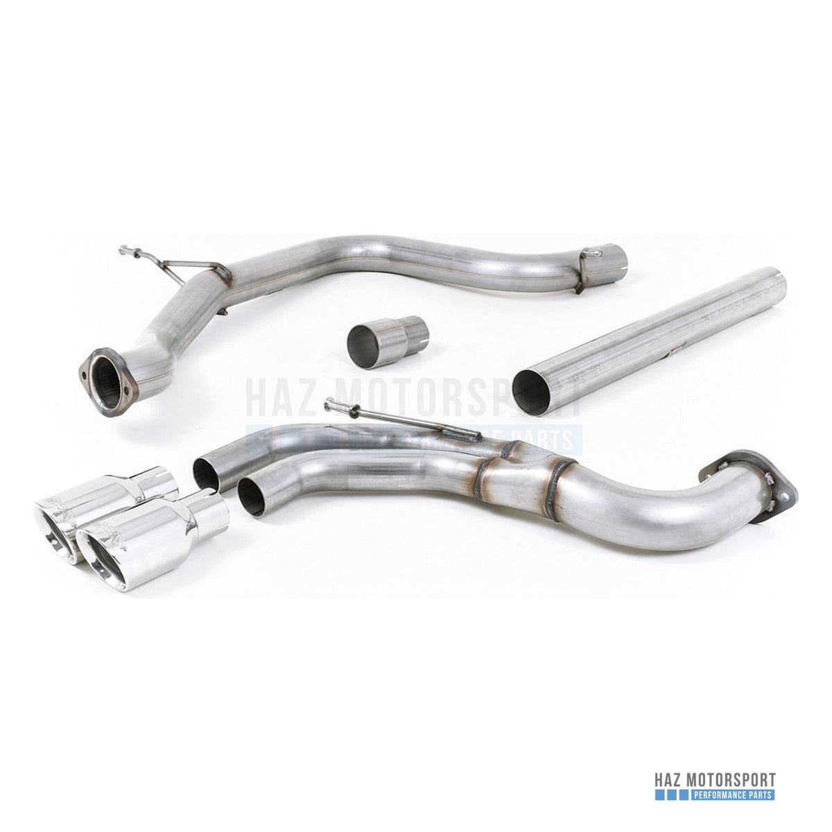 Milltek Sport Non-Resonated (Louder) Cat Back Exhaust – Seat Leon FR 2.0 TDI 184PS SC (2013–2020) – photo 1