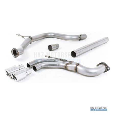 Milltek Sport Non-Resonated (Louder) Cat Back Exhaust – Seat Leon FR 2.0 TDI 184PS SC (2013–2020) – photo 1