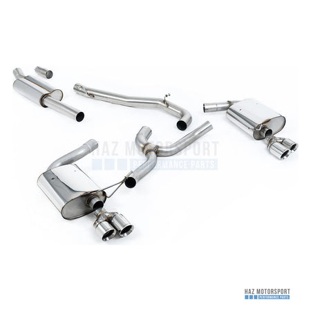 Milltek Sport Non-Resonated (Louder) Cat Back Exhaust – Seat Leon ST Cupra 300 (2017–2018) – photo 1
