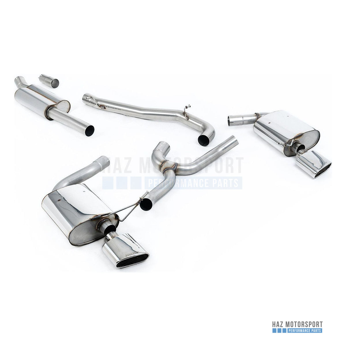 Milltek Sport Non-Resonated (Louder) Cat Back Exhaust – Seat Leon ST Cupra 300 (2017–2018) – photo 2