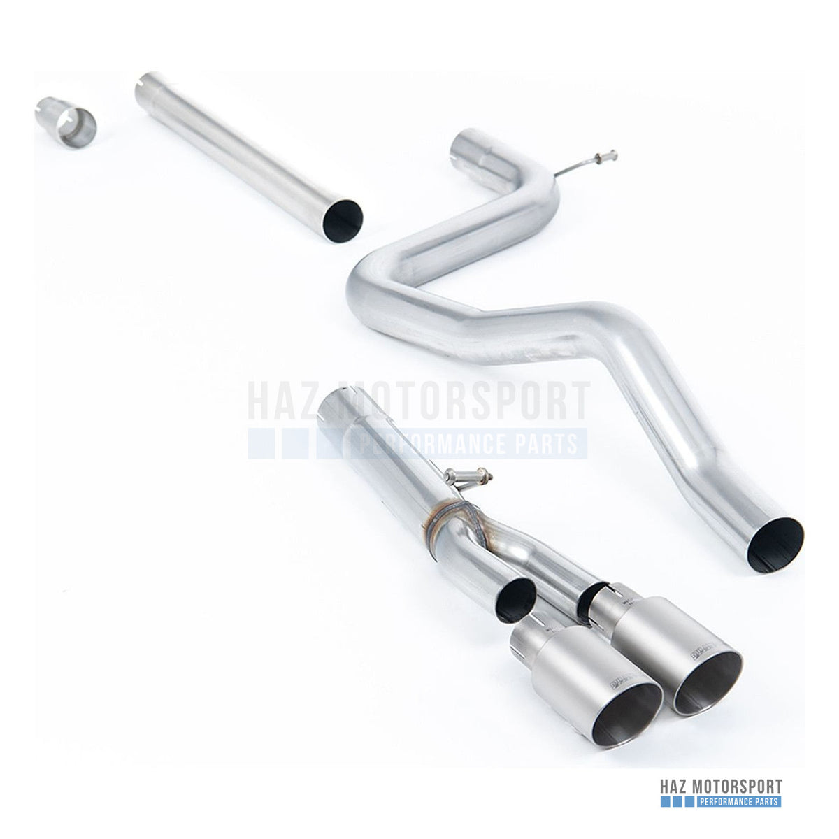 Milltek Sport Non-Resonated (Louder) Cat Back Exhaust – Seat Leon FR 2.0 TDI 150 (2013–2020) – photo 4