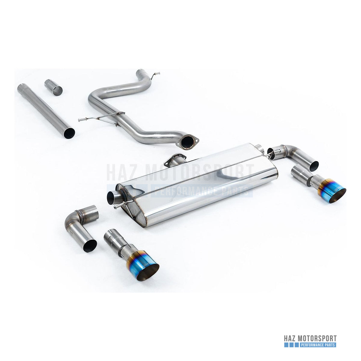 Milltek Sport Non-Resonated (Louder) Cat Back Exhaust – Seat Leon FR 1.8 TSI & VW Golf Mk7.5 1.5 TSI (2017–2021) – photo 10