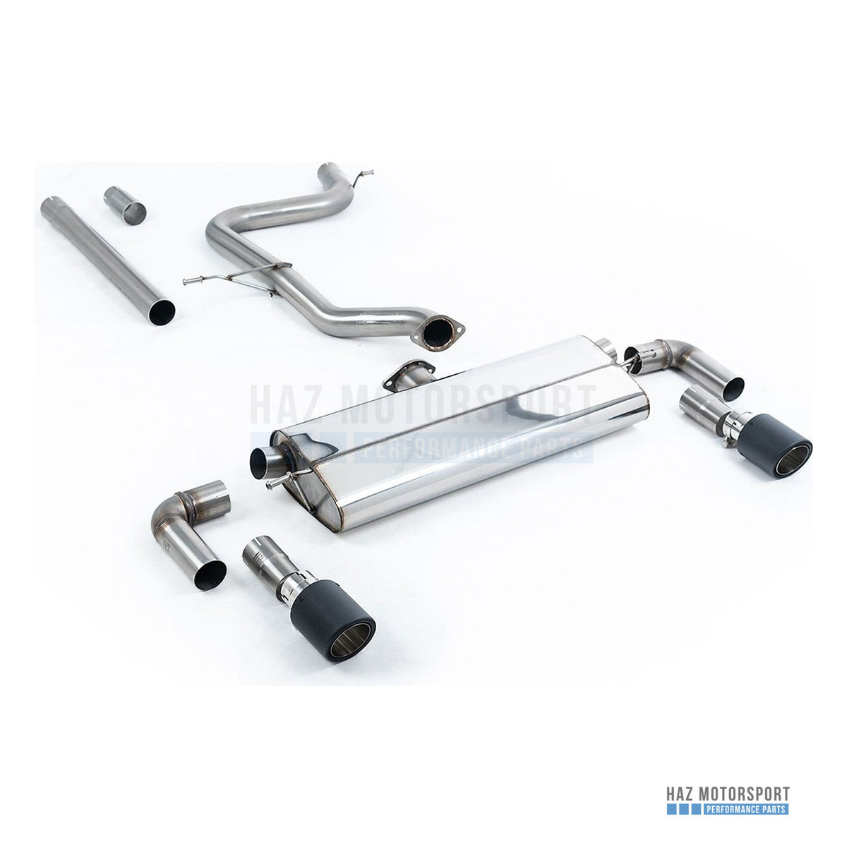 Milltek Sport Non-Resonated (Louder) Cat Back Exhaust – Seat Leon FR 1.8 TSI & VW Golf Mk7.5 1.5 TSI (2017–2021) – photo 13