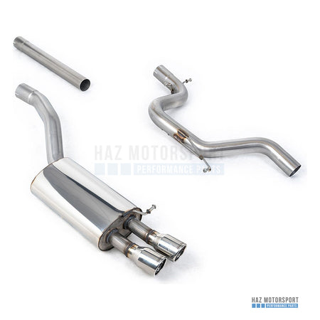 Milltek Sport Non-Resonated (Louder) Cat Back Exhaust – Skoda Octavia vRS 2.0 TSI/2.0T FSI (2006–2013) – photo 1