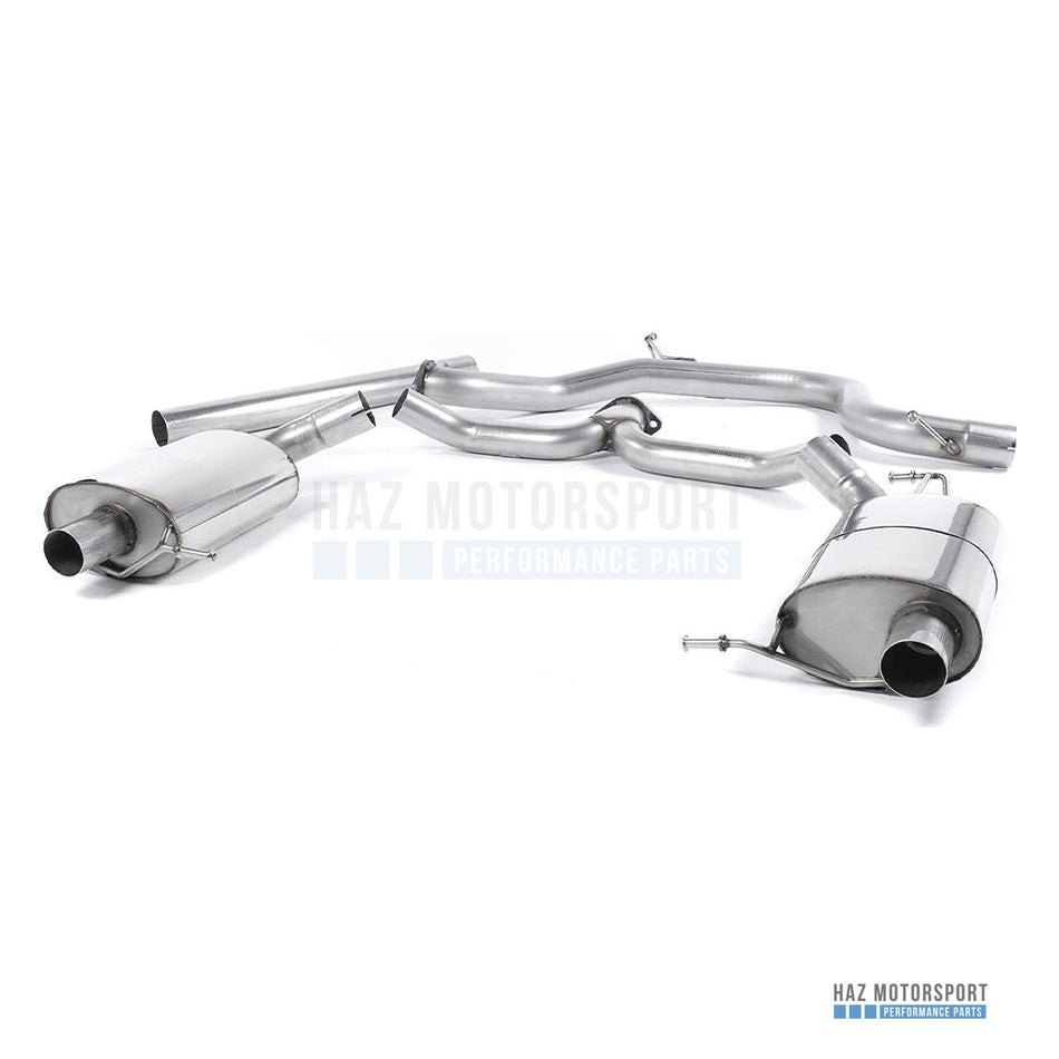 Milltek Sport Non-Resonated (Louder) Cat Back Exhaust – Skoda Octavia vRS 2.0 TSI 220/230/245PS (2013–2020) – photo 1