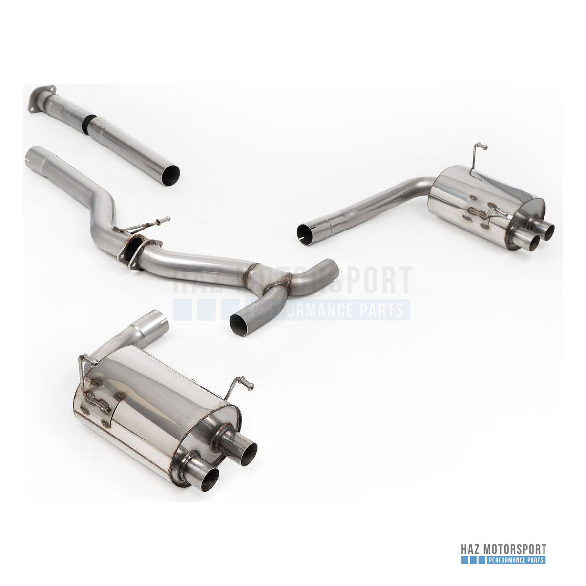 Milltek Sport Non-Resonated (Louder) Cat Back Exhaust – Subaru Impreza WRX VB 2.4T Boxer (USDM Only) (2022 on) – photo 1