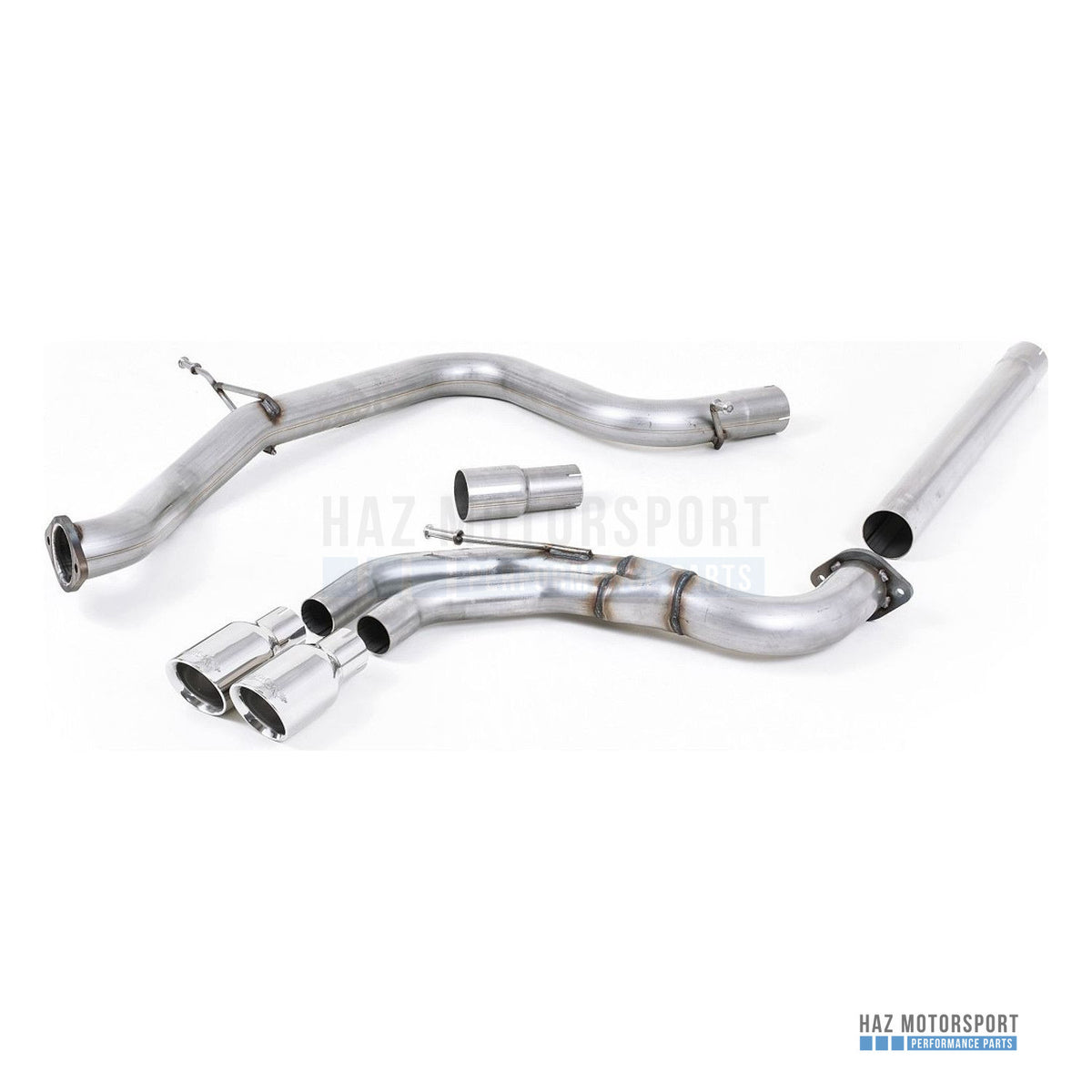Milltek Sport Non-Resonated (Louder) Cat Back Exhaust – VW Golf GTD Mk7 (2013–2016) – photo 1
