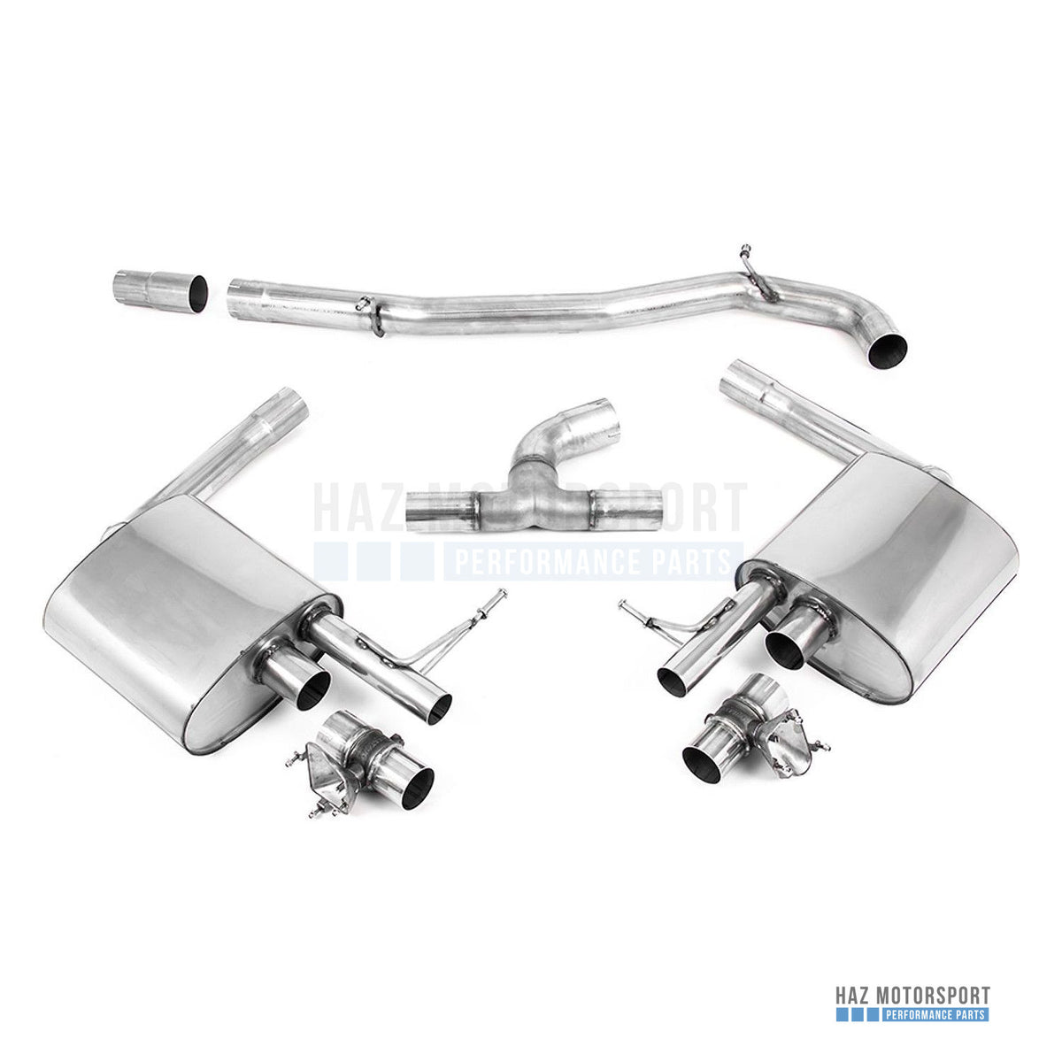 Milltek Sport Non-Resonated (Louder) Cat Back Exhaust – VW Arteon 2.0 TSI (2017 on) – photo 1