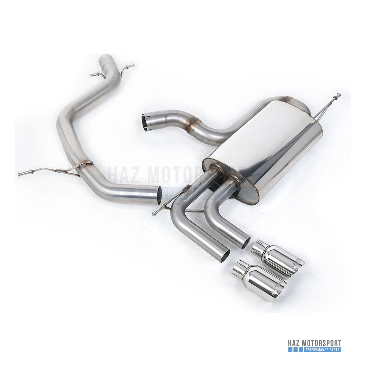 Milltek Sport Non-Resonated (Louder) Cat Back Exhaust – VW Golf Mk5 GTI Edition 30 2.0T (2006–2009) – photo 1