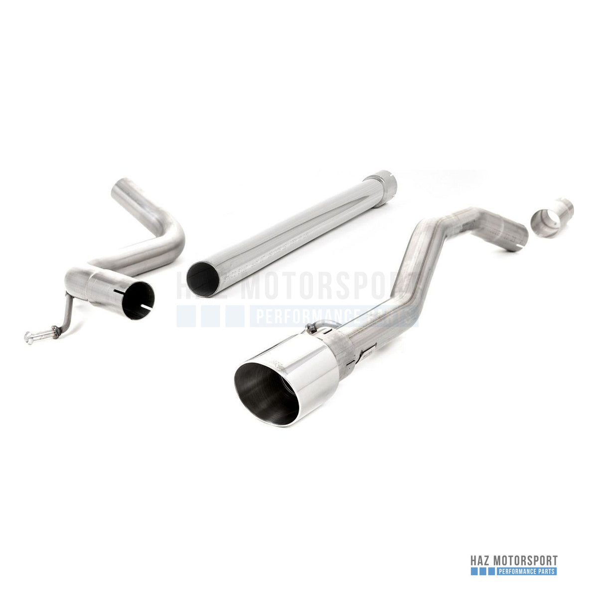 Milltek Sport Non-Resonated (Louder) Cat Back Exhaust – VW Up GTI 115PS & 1.0 TSI 90PS (2016 on) – photo 1