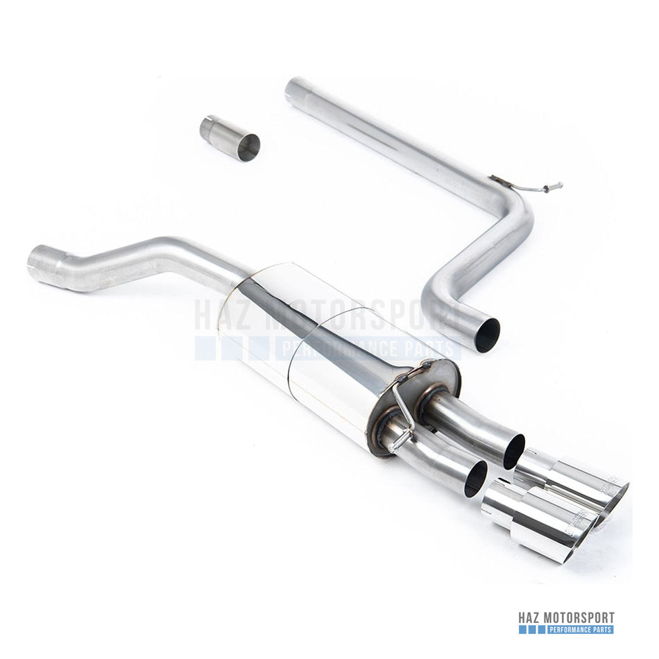 Milltek Sport Non-Resonated (Louder) Cat Back Exhaust – VW Polo GTI 2.0 TSI (2018–2019) – photo 1