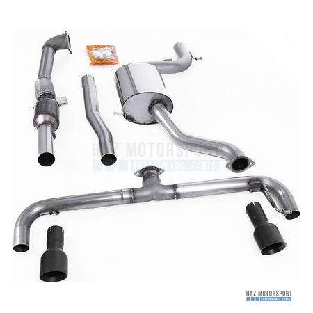 Milltek Sport Non-Resonated (Louder) Cat Back Exhaust – VW Golf GTI Mk6/Scirocco R (2009–2016) – photo 1