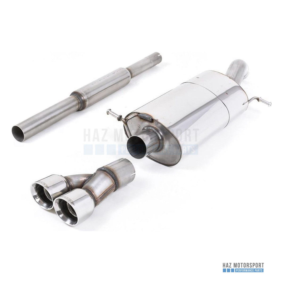 Milltek Sport Non-Resonated (Louder) Cat Back Exhaust – VW Polo GTI 1.8 TSI 192PS (2015–2018) – photo 1
