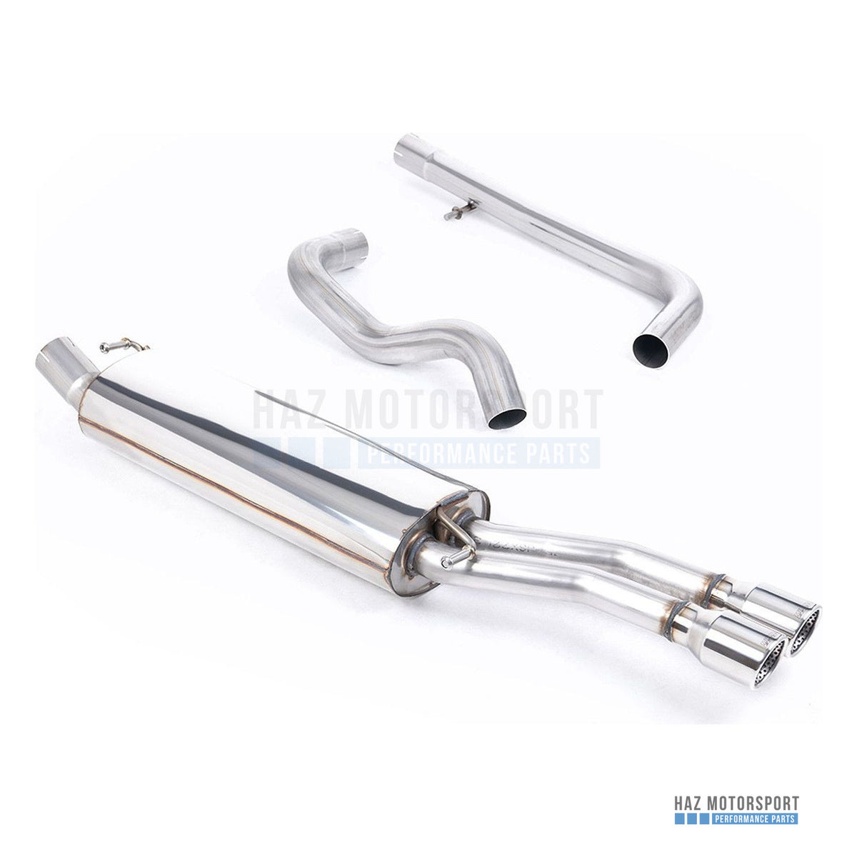 Milltek Sport Non-Resonated (Louder) Cat Back Exhaust – VW Bora/Jetta 1.8T/1.9 TDI (1999–2005) – photo 1
