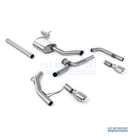 Milltek Sport Non-Resonated (Louder) Cat Back Exhaust – VW Jetta Mk7 GLI 2.0T (2019 on) – photo 1