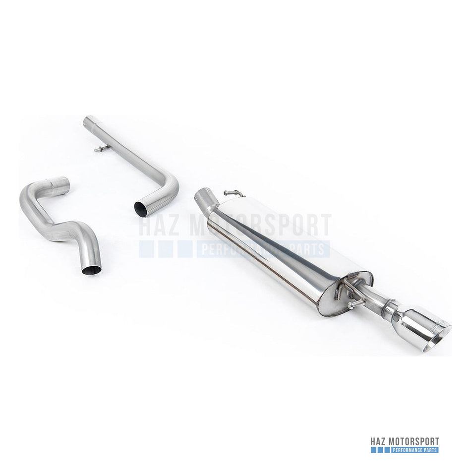 Milltek Sport Non-Resonated (Louder) 2.5" Cat Back Exhaust System with Single GT-100 Tip – VW Golf GTI Mk4 337 Anniversary 1.8T 180PS (2002–2004) – photo 1