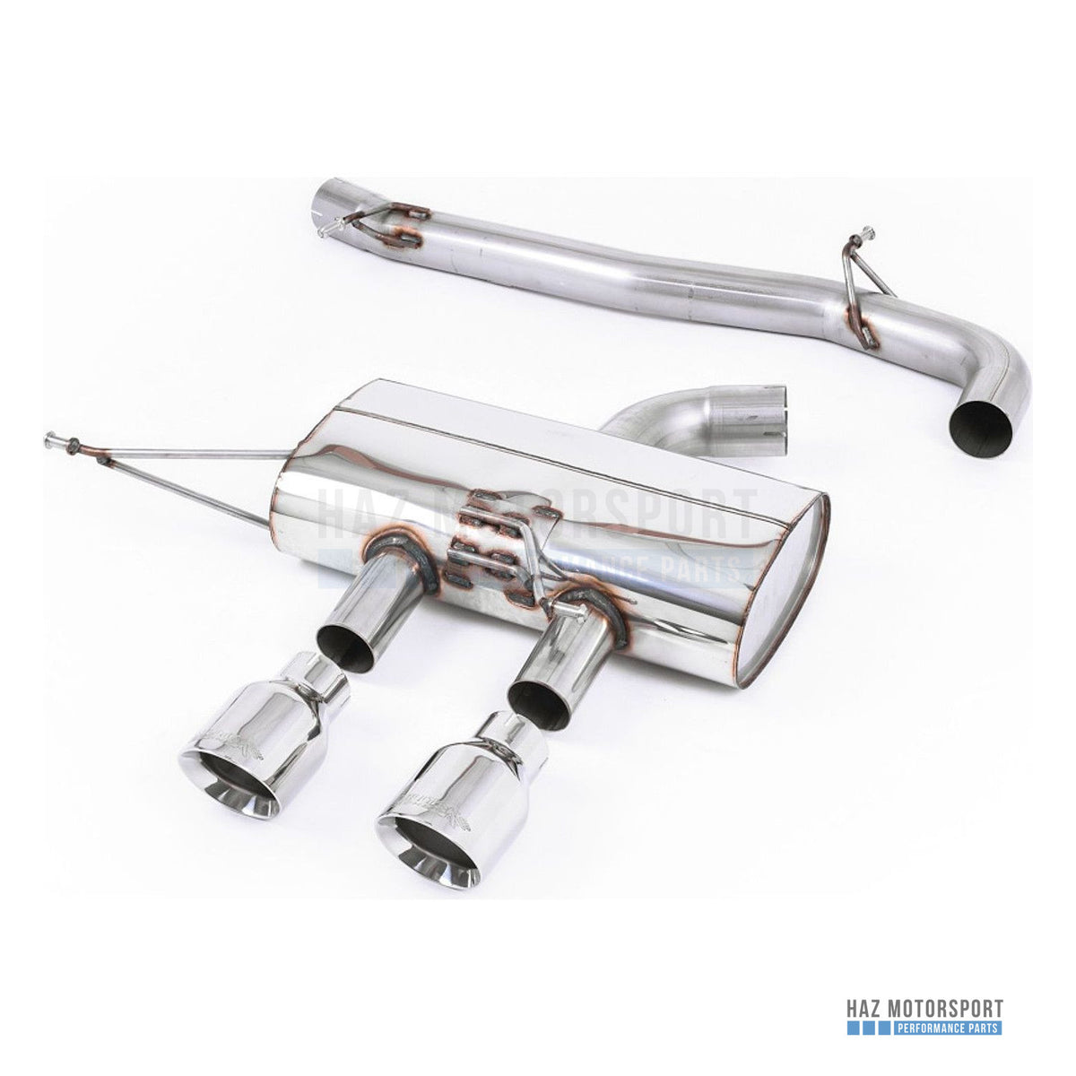 Milltek Sport Non-Resonated (Louder) Cat Back Exhaust – VW Golf R Mk6 (2009–2013) – photo 1