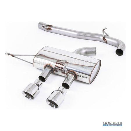 Milltek Sport Non-Resonated (Louder) Cat Back Exhaust – VW Golf R Mk6 (2009–2013) – photo 1