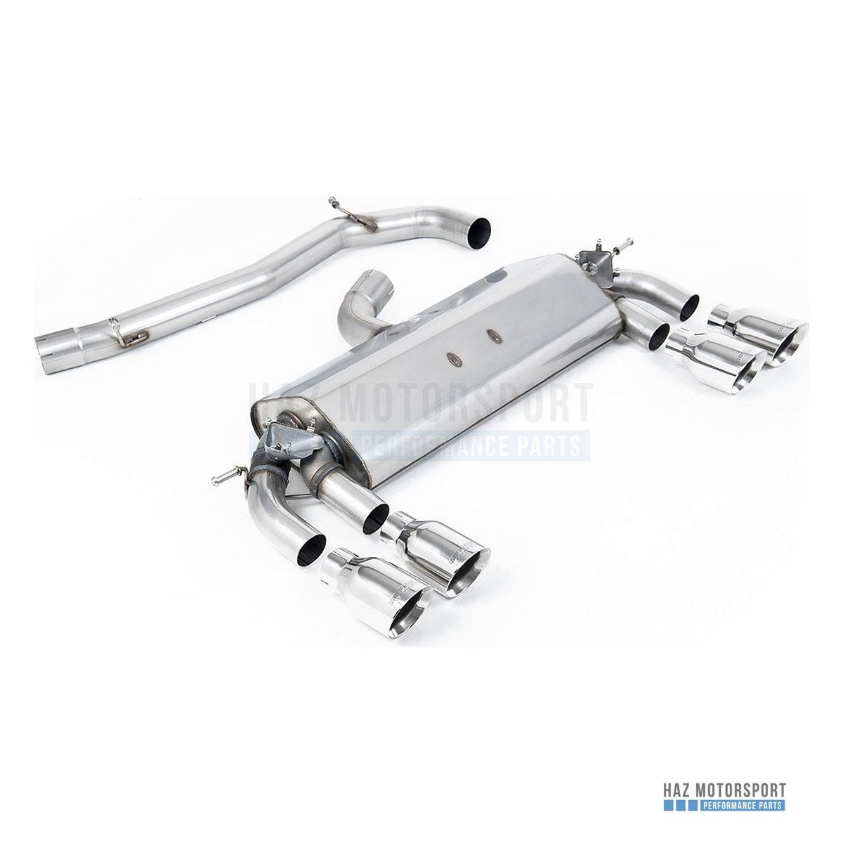 Milltek Sport Non-Resonated (Louder) Cat Back Exhaust – VW Golf R32 Mk5 3.2 V6 (2005–2009) – photo 1