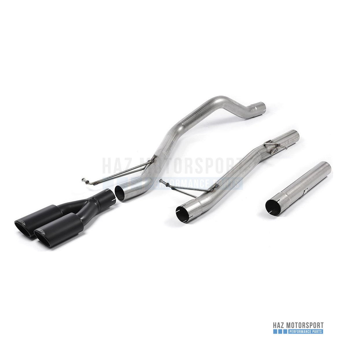 Milltek Sport Non-Resonated (Louder) Cat Back Exhaust – VW T5/T6 LWB (2003 on) – photo 2