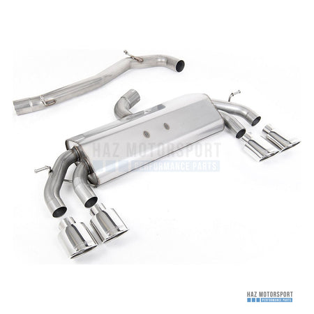 Milltek Sport Non-Resonated (Louder) Cat Back Exhaust – VW Golf R Mk7.5 2.0 TSI 310PS (2017–2021) – photo 3