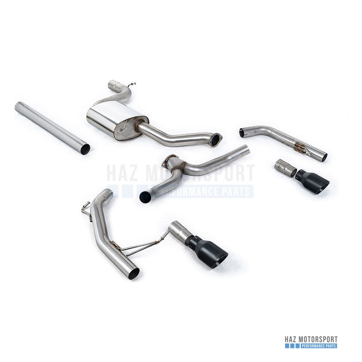 Milltek Sport Non-Resonated (Louder) Cat Back Exhaust – VW Jetta Mk7 GLI 2.0T (2019 on) – photo 3