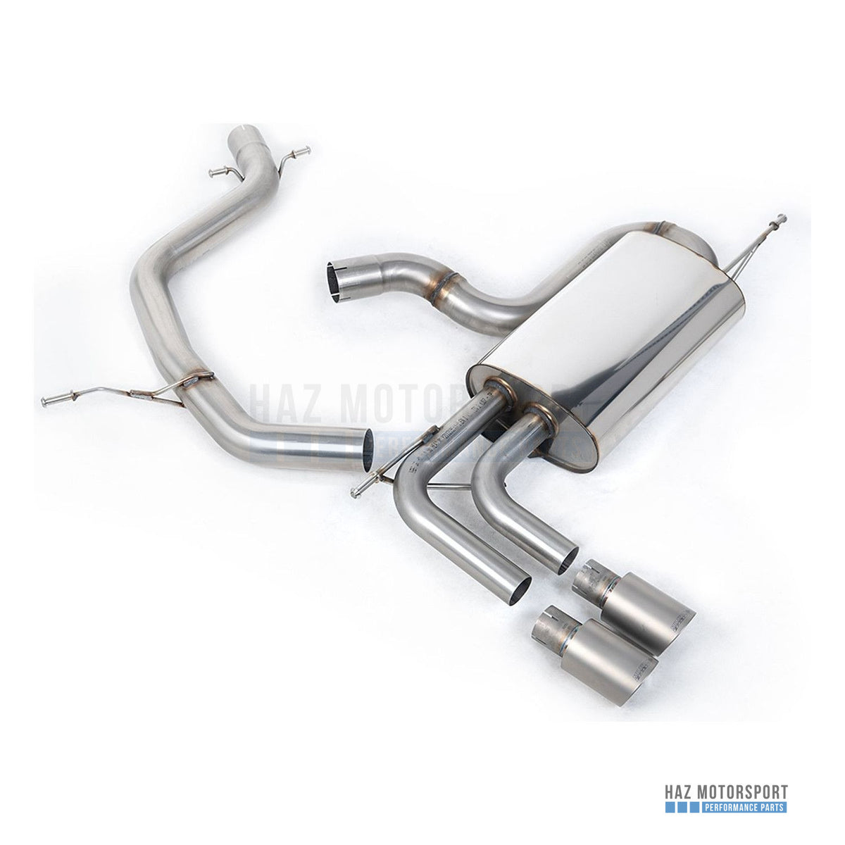 Milltek Sport Non-Resonated (Louder) Cat Back Exhaust – VW Golf Mk5 GTI Edition 30 2.0T (2006–2009) – photo 3
