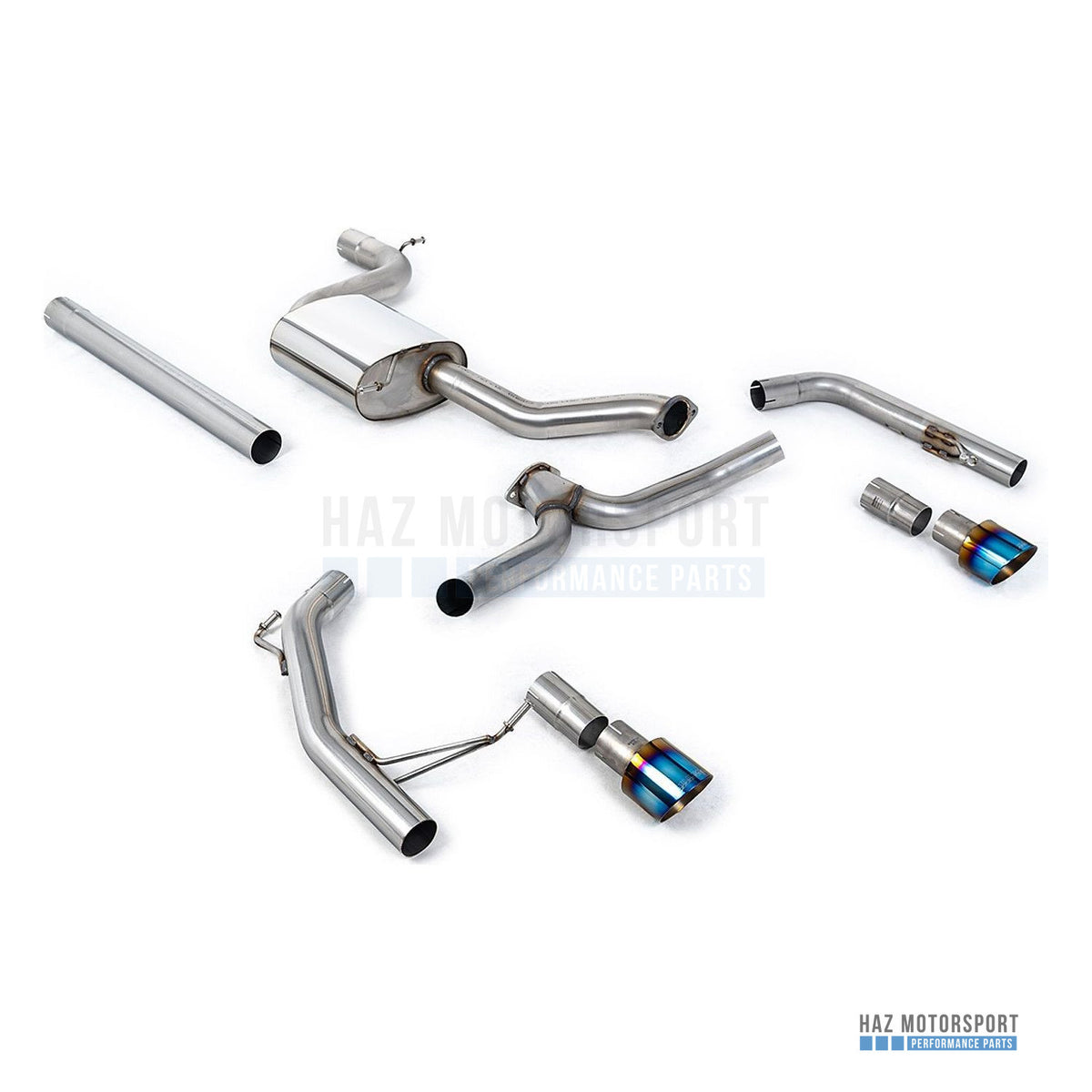 Milltek Sport Non-Resonated (Louder) Cat Back Exhaust – VW Jetta Mk7 GLI 2.0T (2019 on) – photo 7