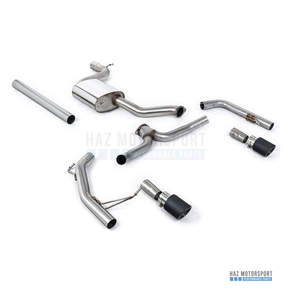 Milltek Sport Non-Resonated (Louder) Cat Back Exhaust – VW Jetta Mk7 GLI 2.0T (2019 on) – photo 8