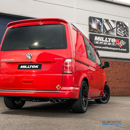 Milltek Sport Non-Resonated (Louder) Cat Back Exhaust – VW T5/T6 SWB (2003 on) – photo 8
