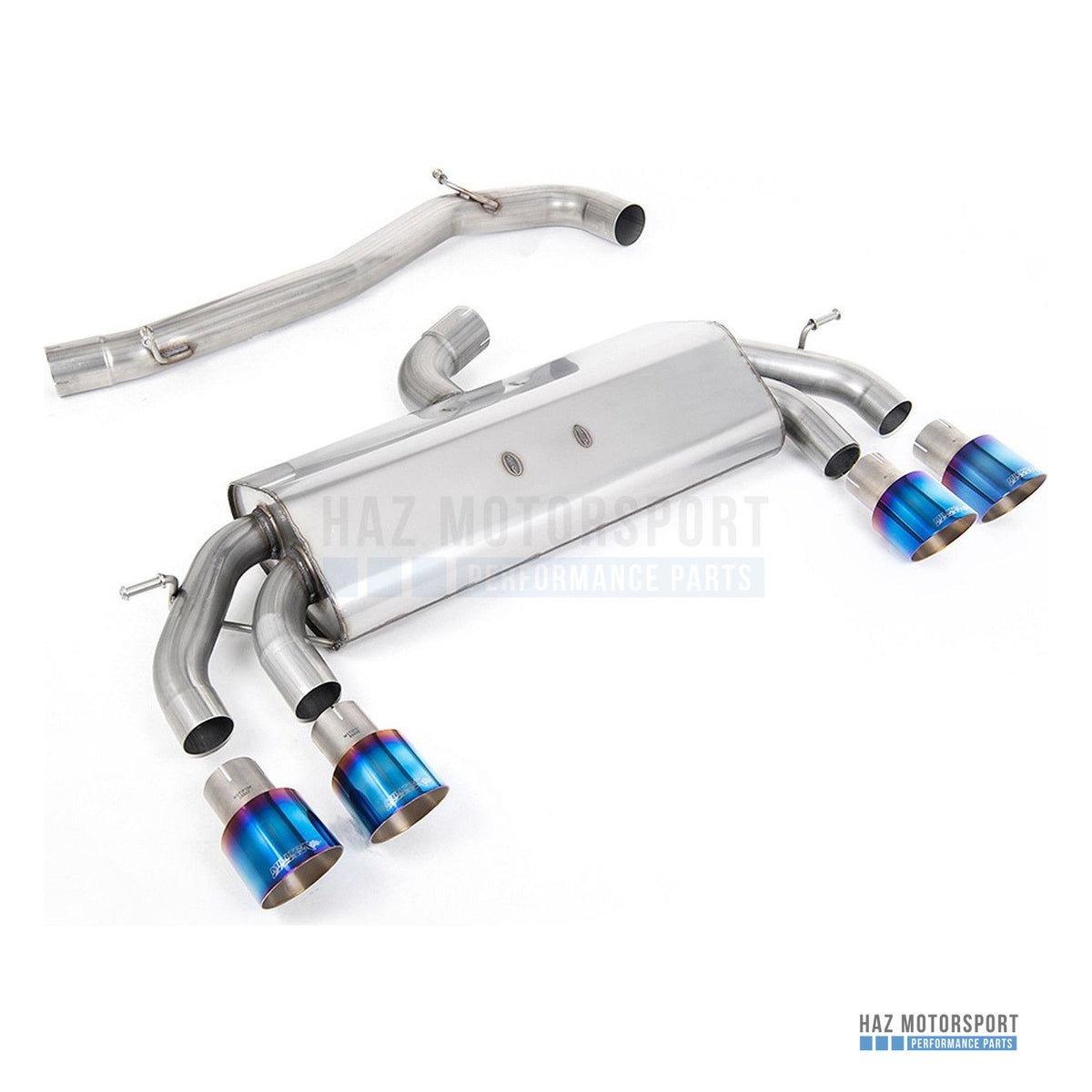 Milltek Sport Non-Resonated (Louder) Cat Back Exhaust – VW Golf R Mk7.5 2.0 TSI 310PS (2017–2021) – photo 10