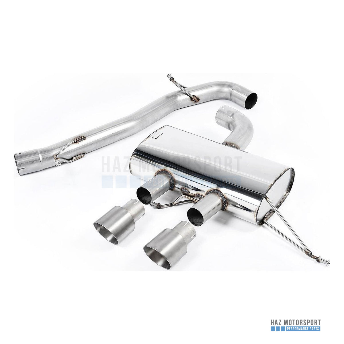 Milltek Sport Non-Resonated (Louder) Cat Back Exhaust – VW Golf R Mk6 (2009–2013) – photo 11
